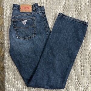 Vintage Guess made in USA straight jeans SZ 32-34x31